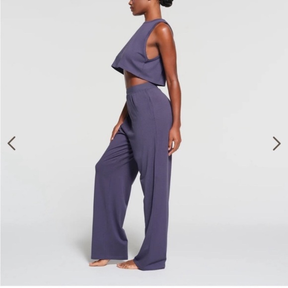 SKIMS NWT Boyfriend Pant - Sleet - Picture 2 of 4